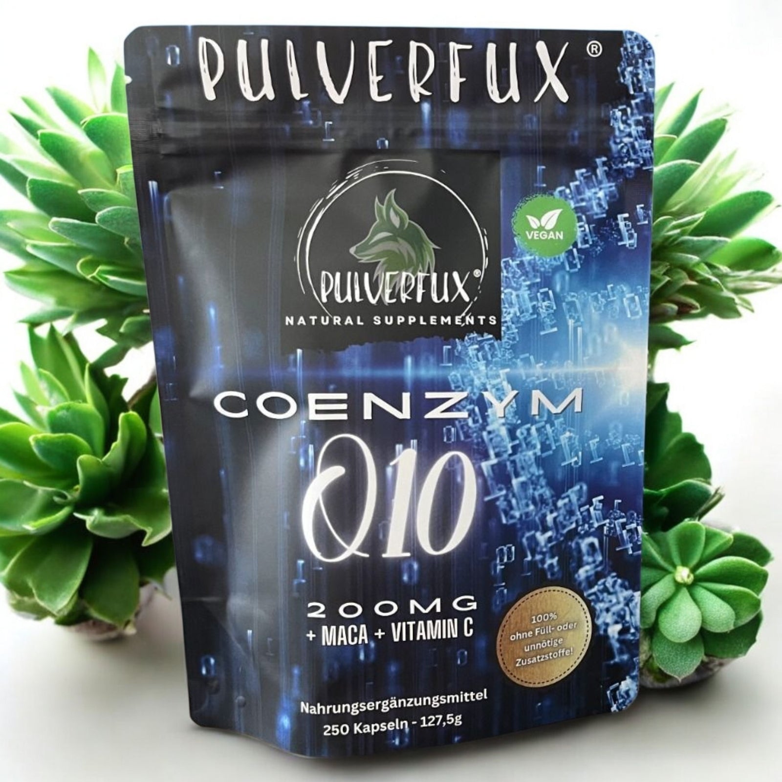 Sparpaket 2x Coenzym Q10 200mg hochdosiert = 500 vegane HPMC Kapseln