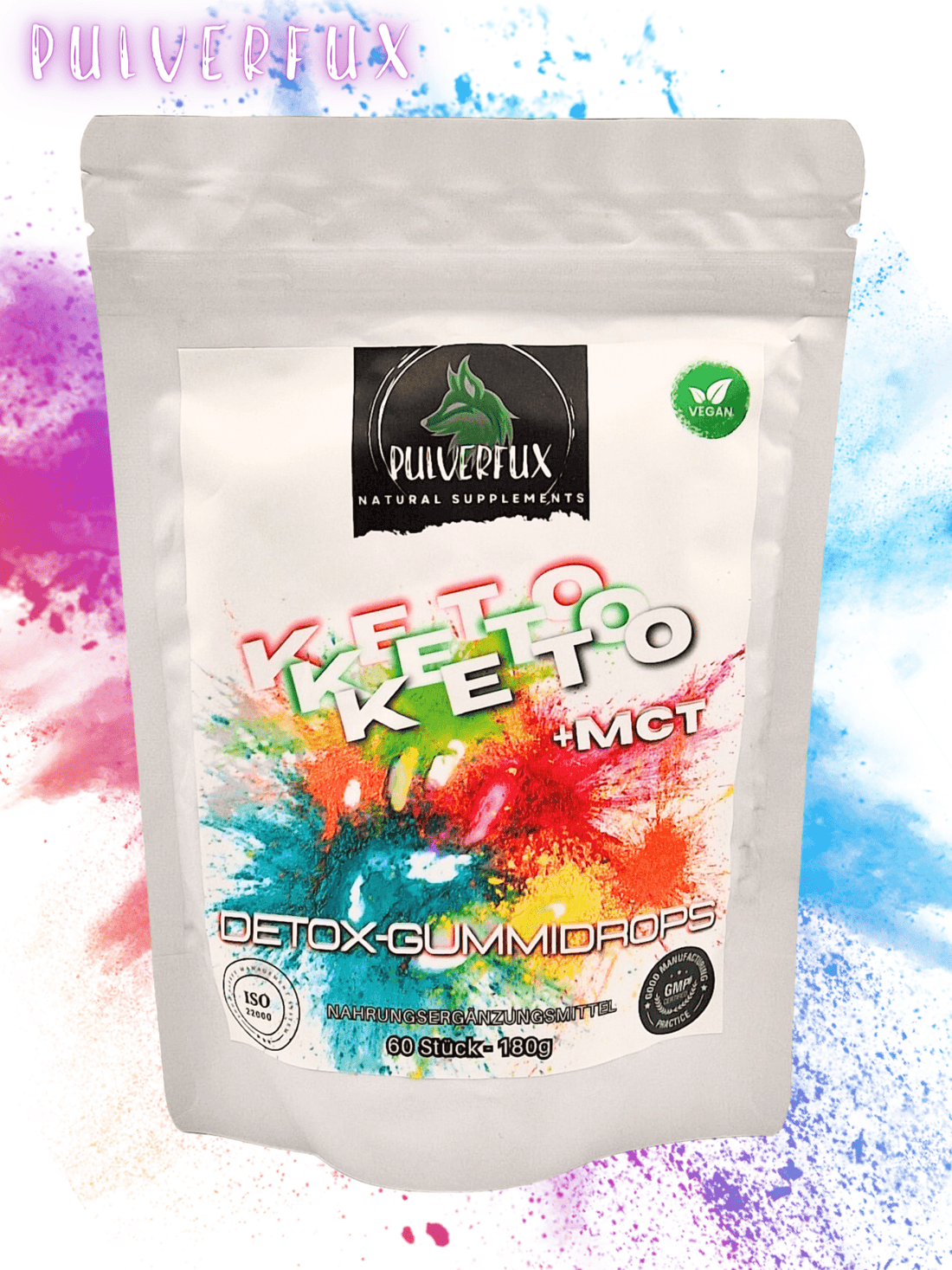 Pulverfux Keto Gummies mit MTC, Garcinia Cambogia, BHB und Apfelessig - Pulverfux.de