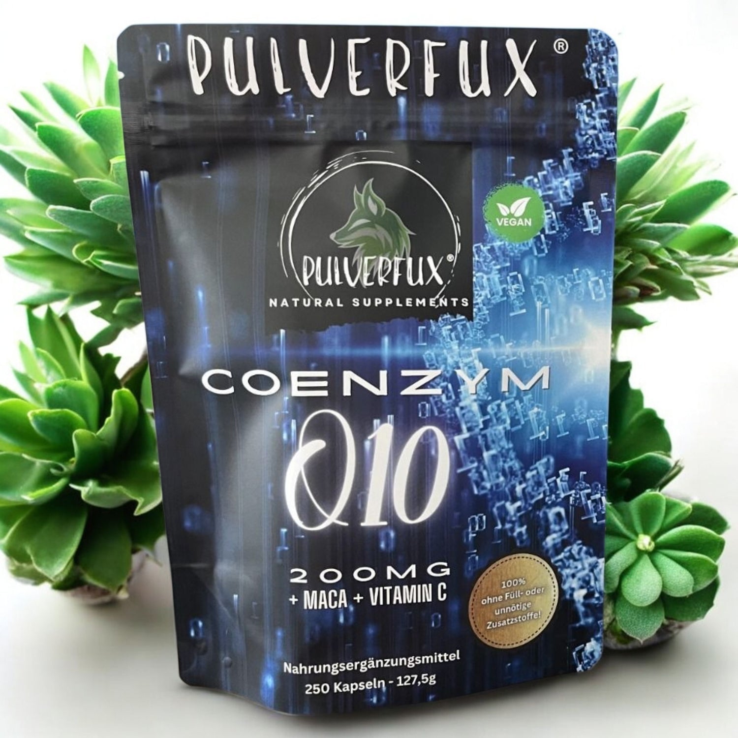 Sparpaket 2x Coenzym Q10 200mg hochdosiert = 500 vegane HPMC Kapseln