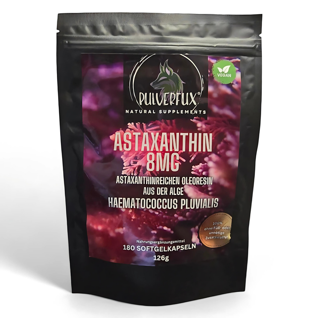 Astaxanthin Softgel Kapseln 8mg vegan  180 Stück