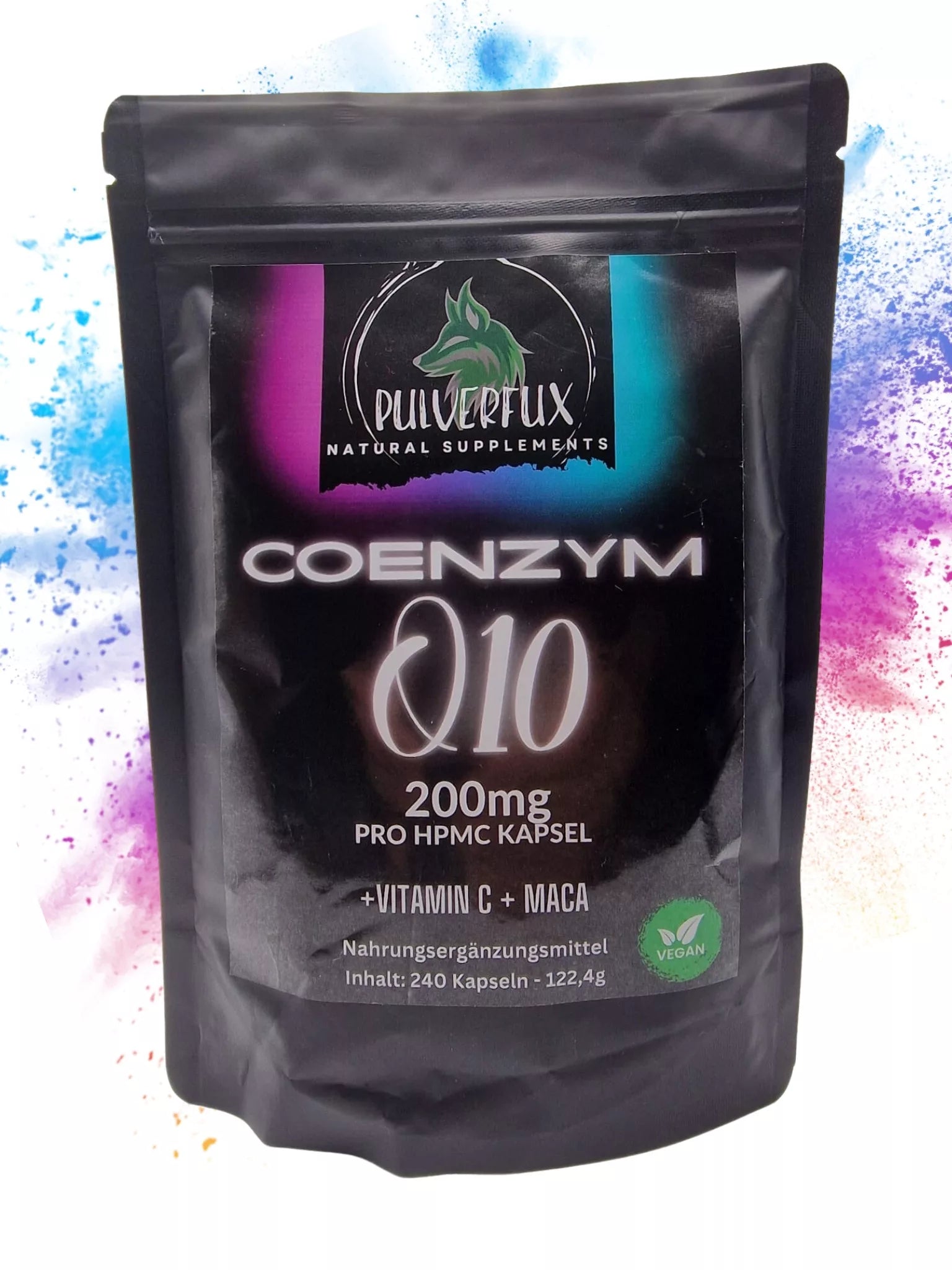 Sparpaket 2x Coenzym Q10 200mg hochdosiert = 480 vegane HPMC Kapseln