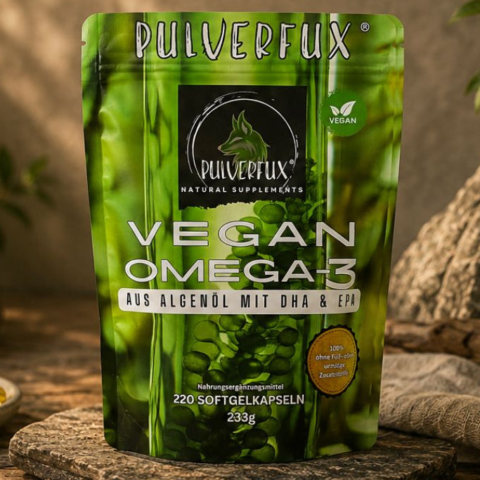 Pulverfux Sparpaket Veganes Omega 3 - 2 x 220 Kapseln