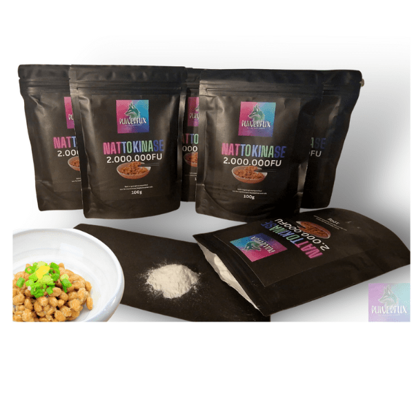 Super Sparpaket - Pulverfux Nattokinase - Pulver 4x 100g