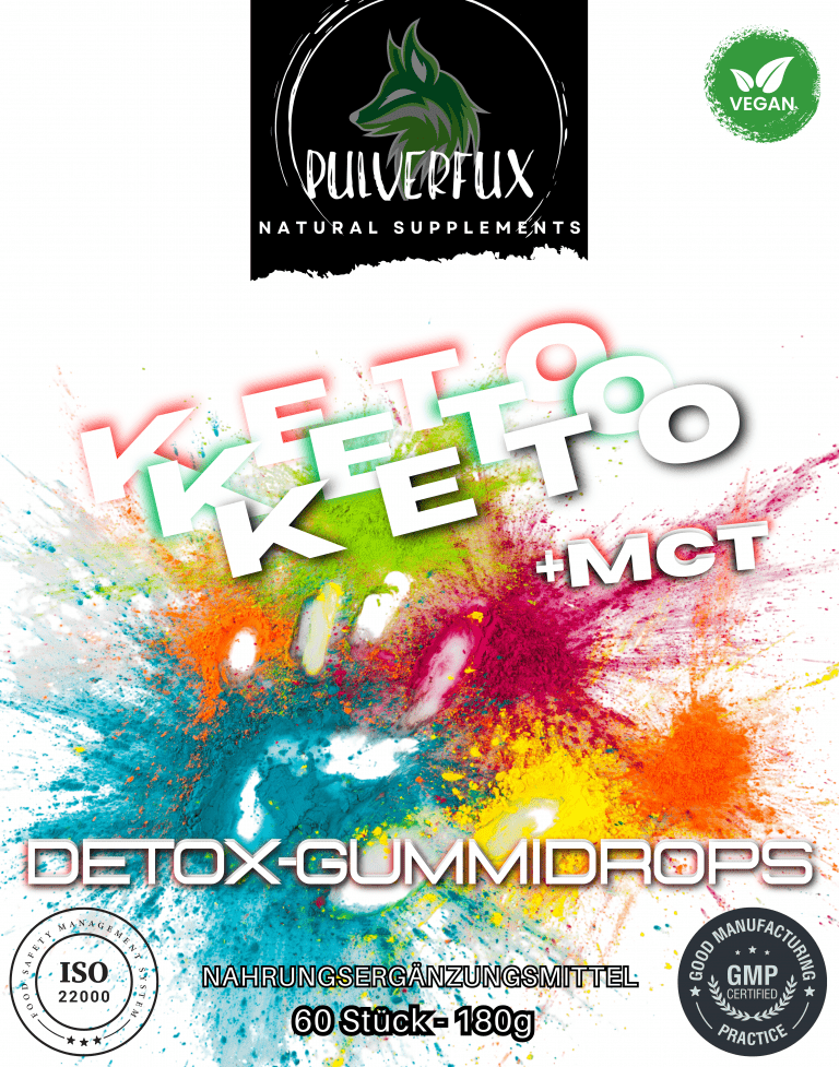 Pulverfux Keto Gummies mit MTC, Garcinia Cambogia, BHB und Apfelessig - Pulverfux.de