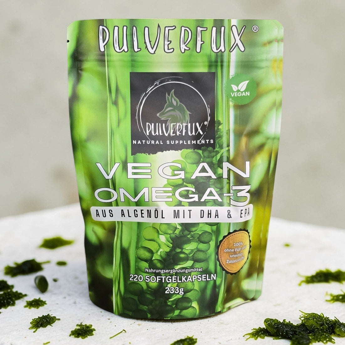 Veganes Omega 3 - 220 Kapseln TOTOX Wert 6,44