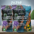 Pulverfux Sparpaket 2x Mariendistel Komplex mit Artischocke und Löwenzahn 2x 240 Kapseln
