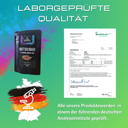 Super Sparpaket - Pulverfux Nattokinase - Pulver 4x 100g - Pulverfux.de